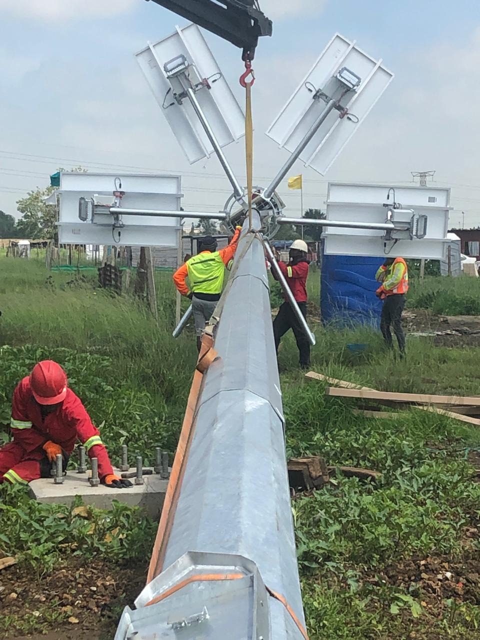 Supply, Installation & Commissioning: Solar Highmasts — Image 9